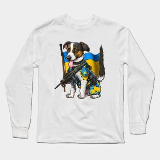 Dog ukrainian soldier Long Sleeve T-Shirt